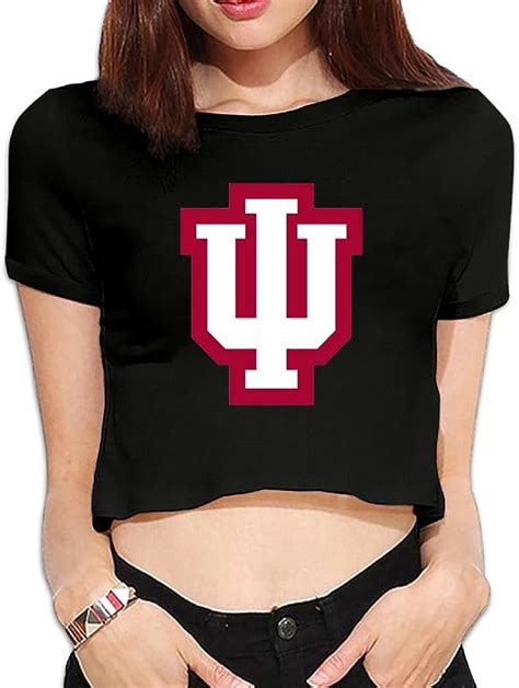 Indiana University--Bloomington Mascot Woman's T-shirts Nice Navel T ...