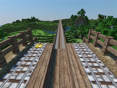 Survival railroad / railway / railstation Minecraft Map