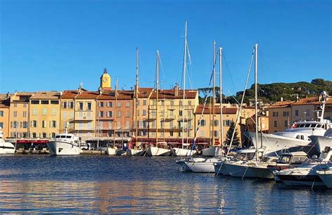 Port of St Tropez in France