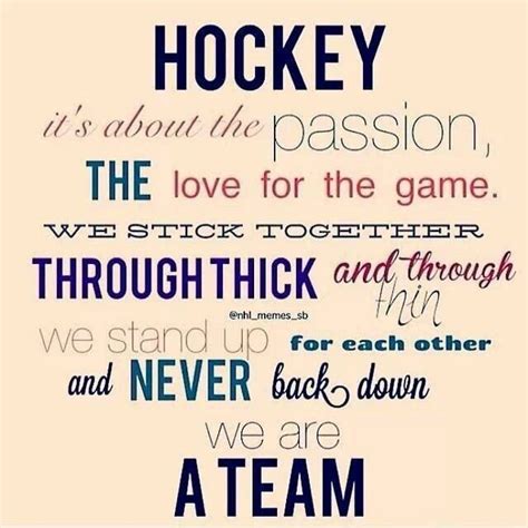 A Team...#hockey #sports @N17DG | Field hockey, Hockey quotes, Hockey