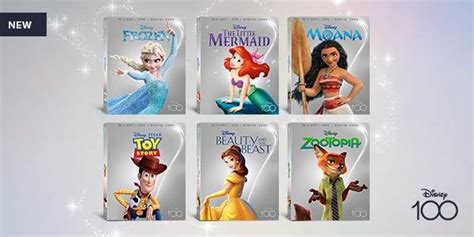 Disney Movie Club Releases 6 Animated Hits in Disney100 Collectible ...