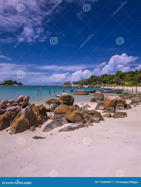 Panorama Beach and Rock Formation Photos at Berhala Island Kepulauan ...