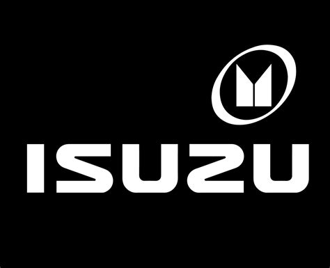 isuzu logo marca símbolo con nombre blanco diseño Japón coche automóvil ...