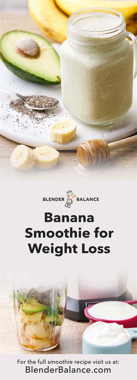 Well-Balanced Banana Smoothie Recipe for Weight Loss - Blender Balance