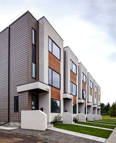 Parcside Townhomes | Townhouse exterior, Modern townhouse, Facade house