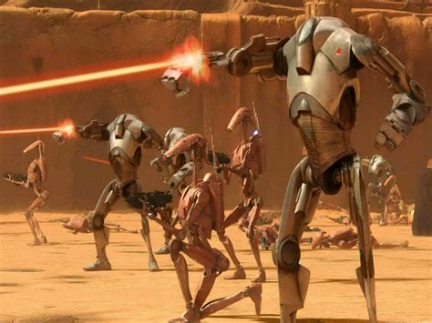 geonosis battle droids color | Fandom