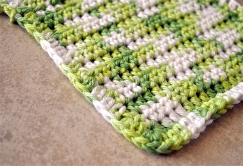 Easiest Crochet Dishcloth Pattern - Templates Printable Free