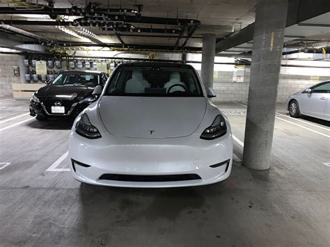 Tesla Model Y with white seats spotted in the wild for the first time