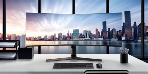 Samsung's 43-inch 32:10 monitor has a built-in KVM switch, multiple USB ...