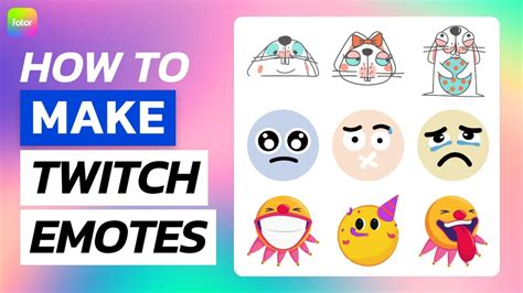 How to Make Twitch Emotes - YouTube