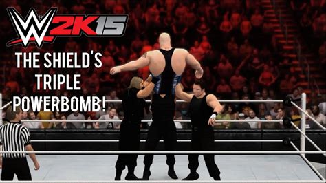 WWE 2K15 How to perform The Shield's Triple Powerbomb Tutorial - YouTube