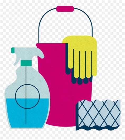 Cleaning Supplies Clip Art - Transparent Cleaning Supplies Clipart, HD ...