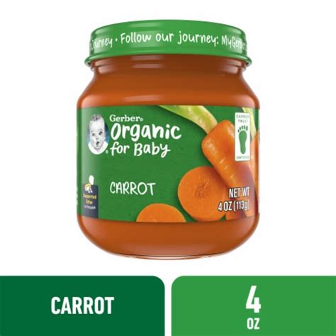 Gerber® 1st Foods Organic Carrot Baby Food, NET WT 4 OZ - Ralphs