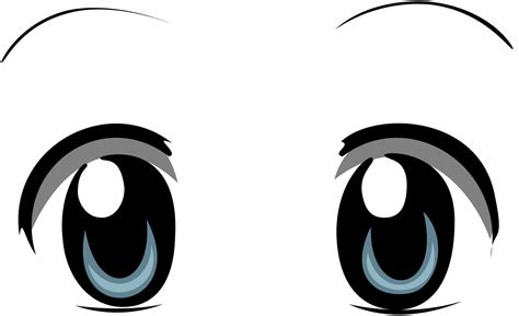 Fofo anime olhos PNG fotos | PNG Mart