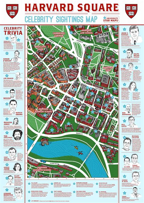 Map Of Harvard University - Map Of The World