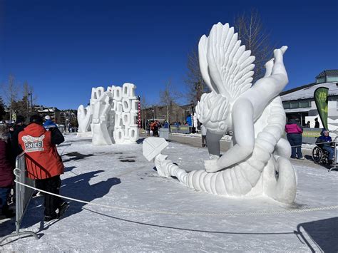 Spent a few days in Breck, here are some of the ice sculptures from the ...