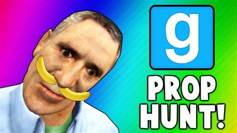 Gmod Prop Hunt Funny Moments - Banana Movie, Fastest Round EVER, Prop ...