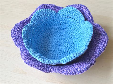 Crochet Bowl Cozy Pattern Blossom Bowl Cozy 2 Sizes in 1 - Etsy