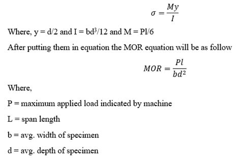 How To Calculate The Modulus Of Rupture