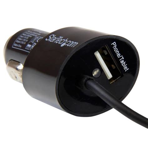 Black Dual-Port Car Charger - Micro USB and USB | USB Adapters ...