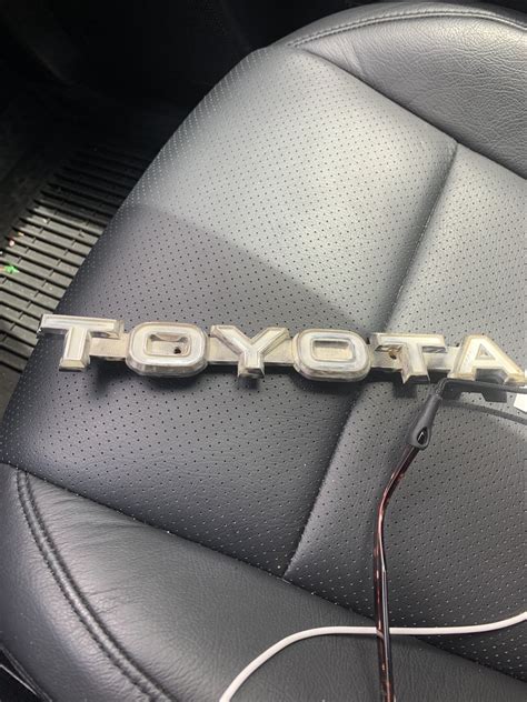 Restoration of Toyota emblem - rechroming etc | IH8MUD Forum