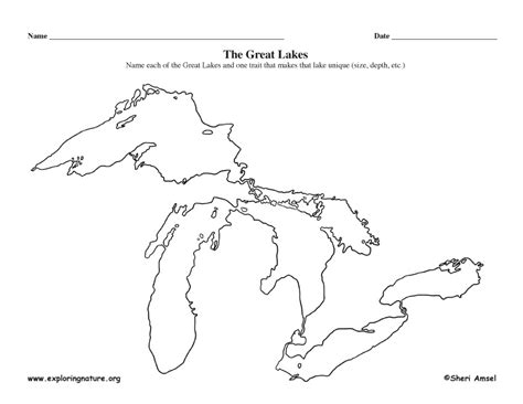 lake michigan clipart | Great lakes map, Great lakes, Lake