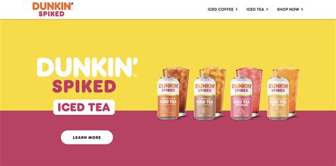 Dunkin' to debut a boozy iced coffee and tea