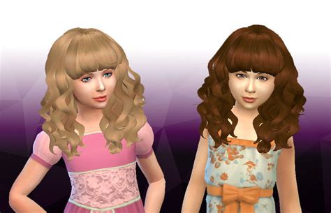 Mystufforigin: Peggy 885 Child Hair Conversion - Sims 4 Hairs - http ...