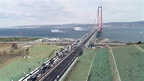 Erdogan inaugurates world's longest suspension bridge over Dardanelles ...