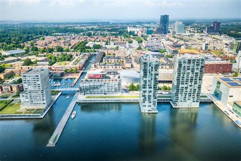 Almere city centre by drone - Libeco.nl