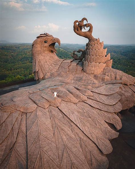 Jadayupara, The Largest Bird Sculpture In The World | @designyoutrust ...