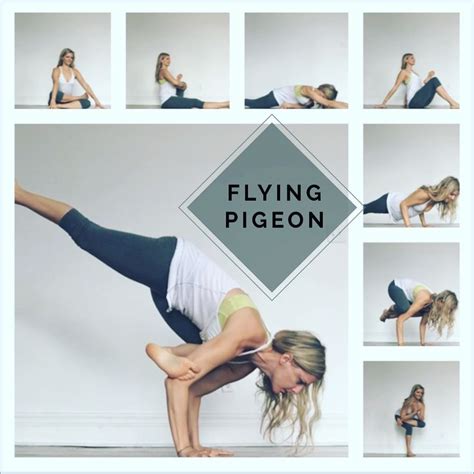 Use this sequence to prep for flying pigeon pose. | Flying pigeon pose ...