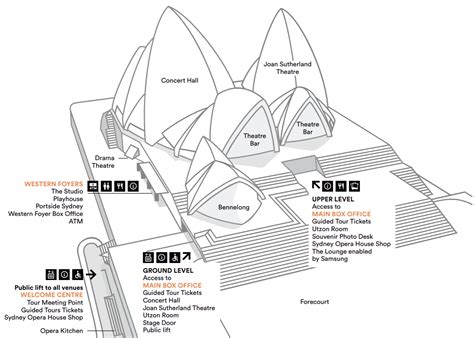 Map Of Sydney Opera House