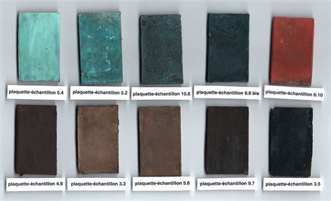 ángel Caprichoso básico bronze patina color chart mineral barba Caso ...