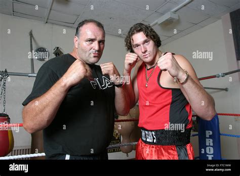 Tyson Fury training with father John Fury in Wythenshawe in 2006 Stock ...