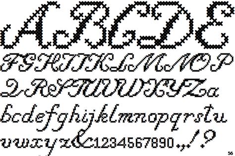 Cross Stitch Cursive | Cross stitch alphabet patterns, Cross stitch ...