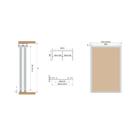 Slim Aluminium Profile Fittings