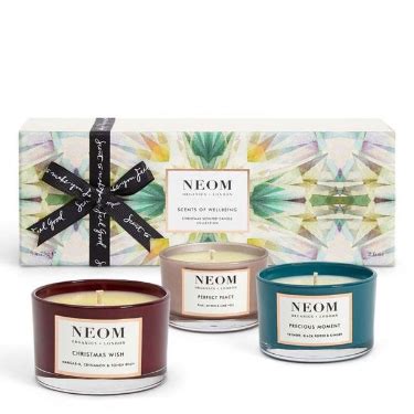 Neom Organics London Scents Of Wellbeing Candle Gift Set - Trouva ...