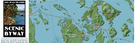 Printed San Juan Islands Map | San Juan Islands Washington Visitors ...