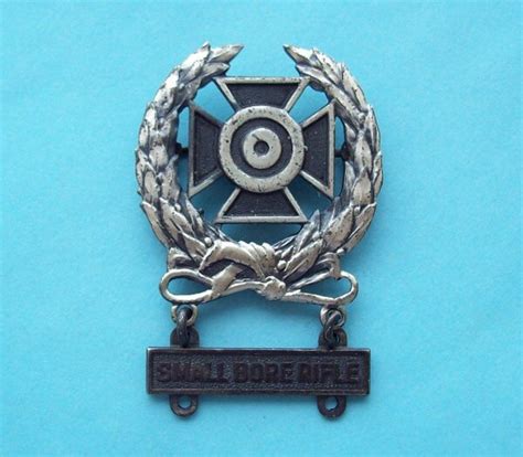 US Army Marksmanship Badge Sterling Silver WWII