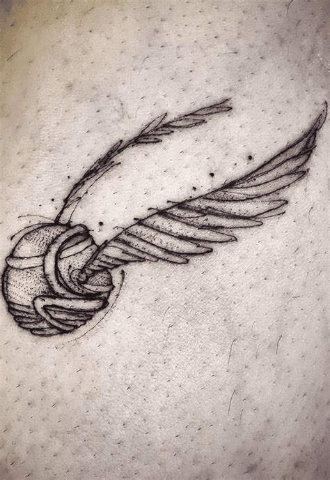 Golden Snitch Tattoo Design Images (Golden Snitch Ink Design Ideas ...