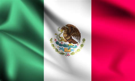 Mexican 3d flag 1228865 Vector Art at Vecteezy