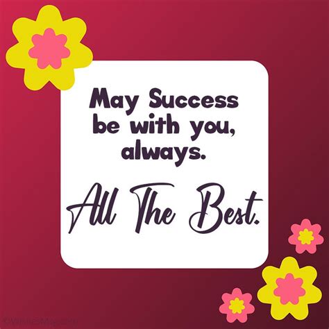 Wish You All The Best And Success - Ivy Kesley