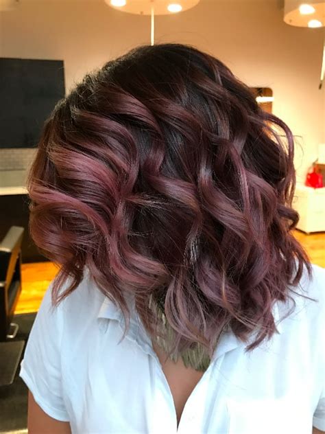 Chocolate Mauve in Daylight | Chocolate Mauve Hair Color Trend ...