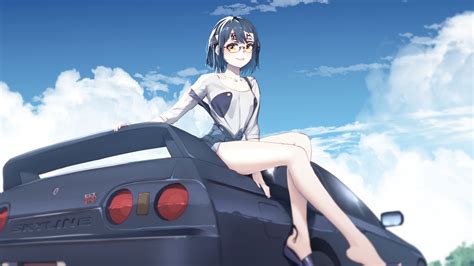 🔥 Download Anime Girls Car Driving Texas Exusiai Arknights Emperor 8k ...