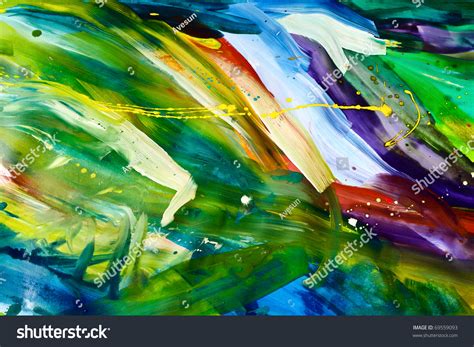 Abstract Chaos Painting Design Wallpaper Stock Illustration 69559093 ...