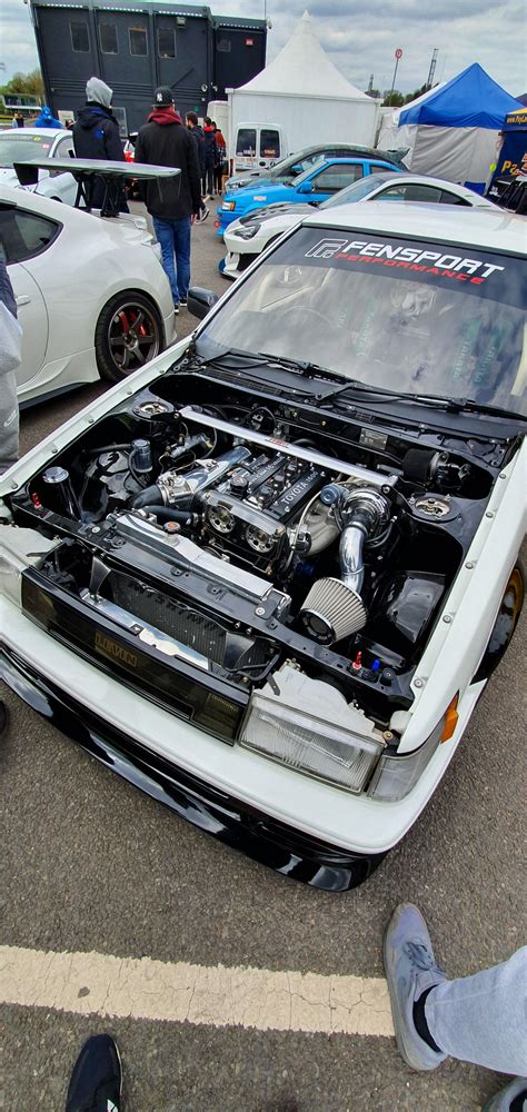 Engine bay of a Trueno AE86 (BHP Festival, Lydden Hill) : r/carporn