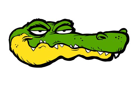 Cartoon Alligator Drawings