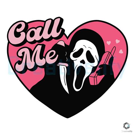 Ghostface Movie SVG Call Me Sarcastic Meme Cricut File - CreativeLify