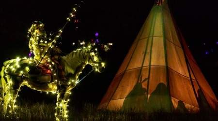 Woolaroc Christmas Lights 2024 - Babb Mariam